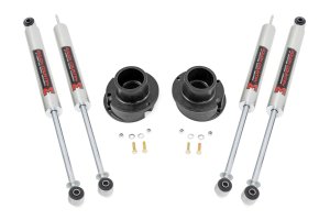 Ram 2500 Suspension Lift Kit - Front - Rough Country - Rough Country 2.5 Inch Leveling Kit + N3 Shock Absorbers - '14-'23